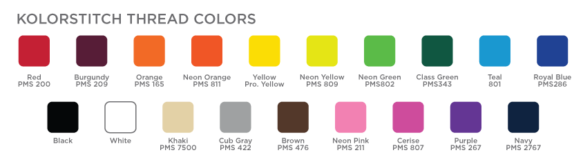 Mason jar koozie stitch colors